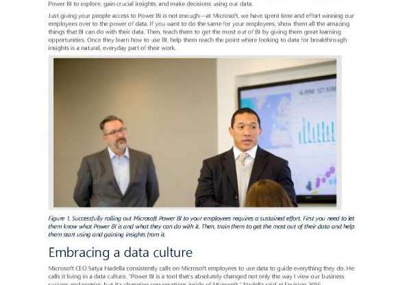 Empowering your organization to embrace a data culture with Power BI